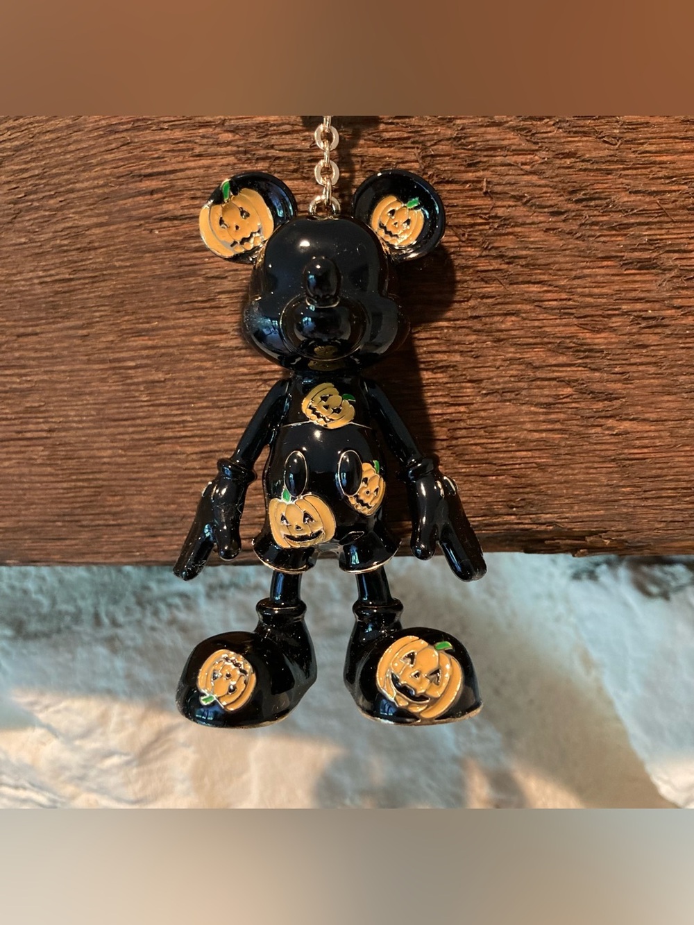NWT; no box top Disney x baubleBar Mickey Mouse Halloween pumpkin bag charm